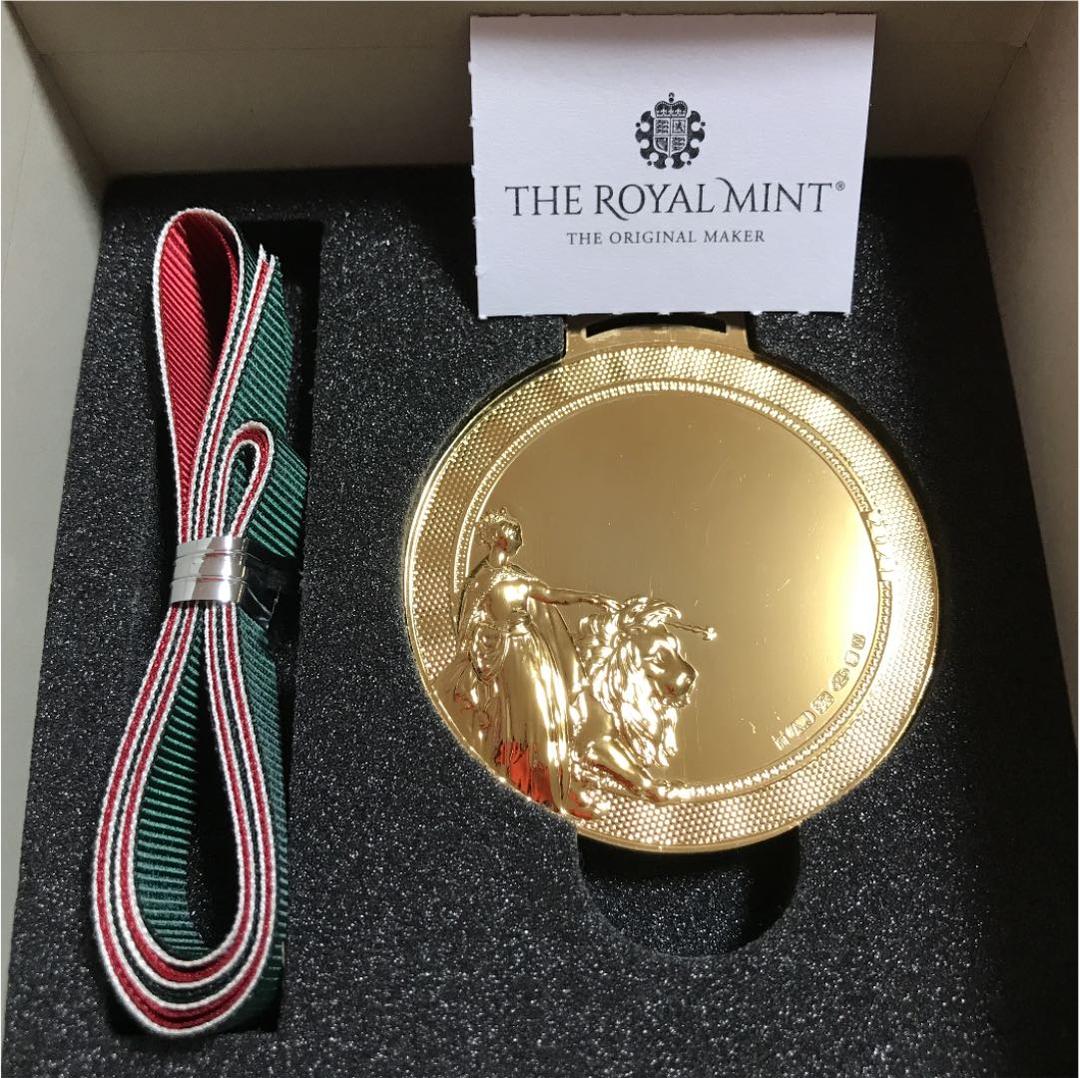 【希少•ウナとライオン】2021 ロイヤルミント　ゴールド　ツリー　オーナメント