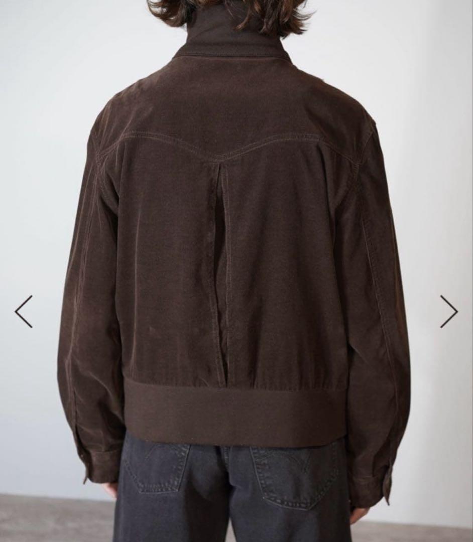 90s Jeans 細畝コーデュロイジャケット ブルゾン