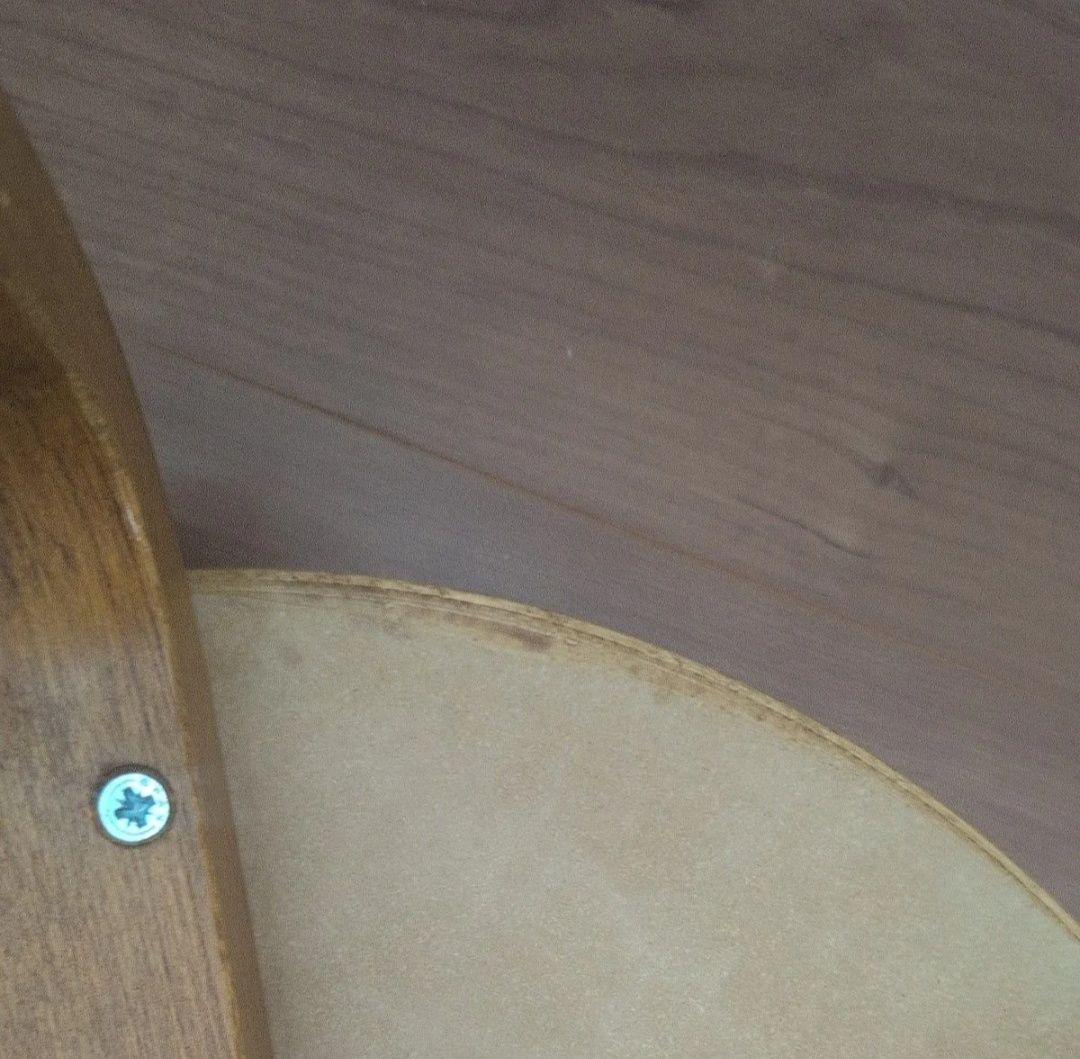 Artek Stool60リノリウムスモーキーブルー×ハニー　スコープ別注三本脚