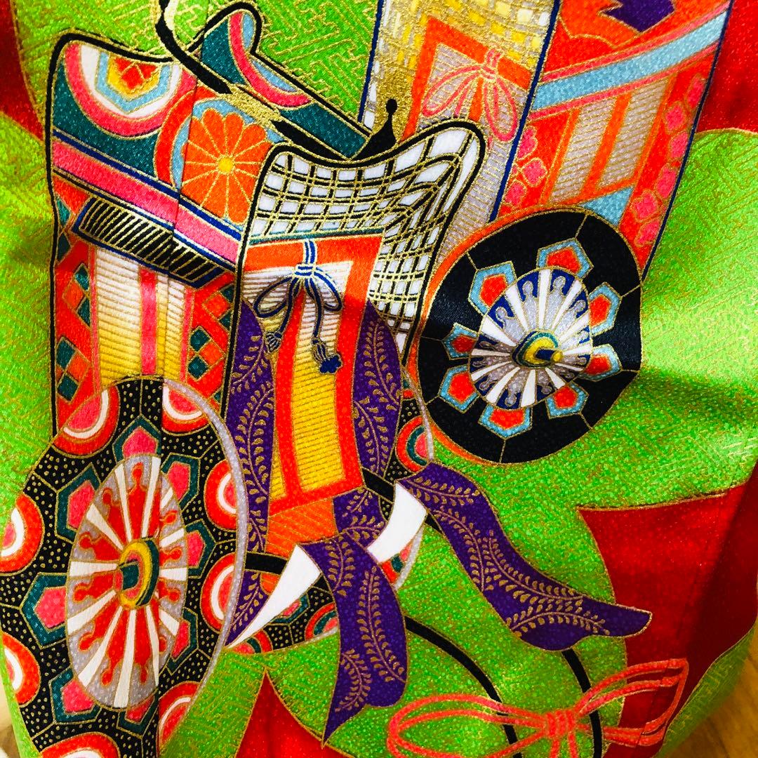 七五三七歳‼人気赤地に桜尽くし金箔煌びやか際立つ❤️完全フルセット安心