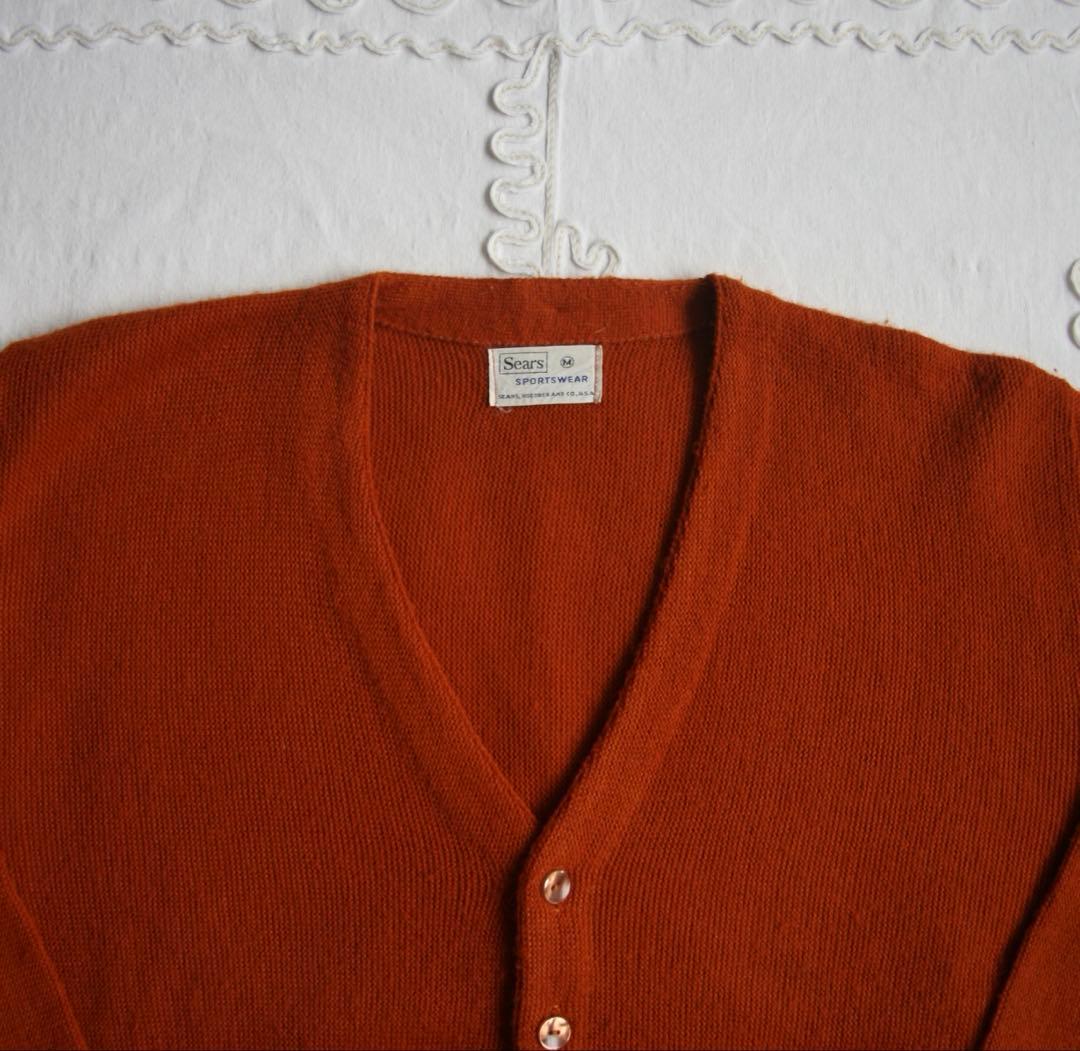 60s sears sportswear ヴィンテージアクリル？カーディガン