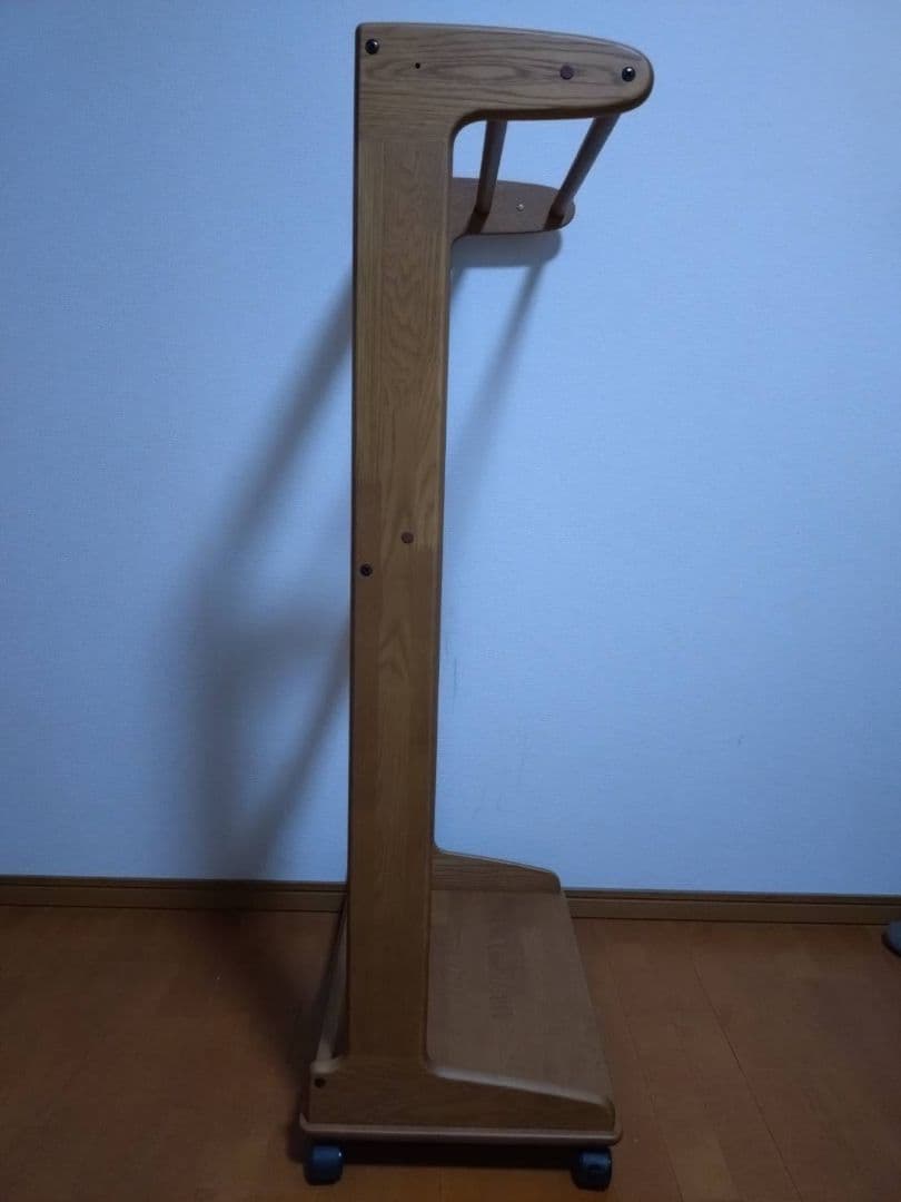 Karimoku 木製ハンガーラック キャスター付き