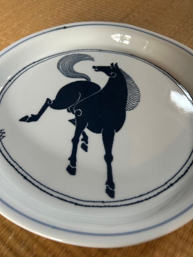 無汸庵　むほうあん　綿貫宏介　絵皿　２枚