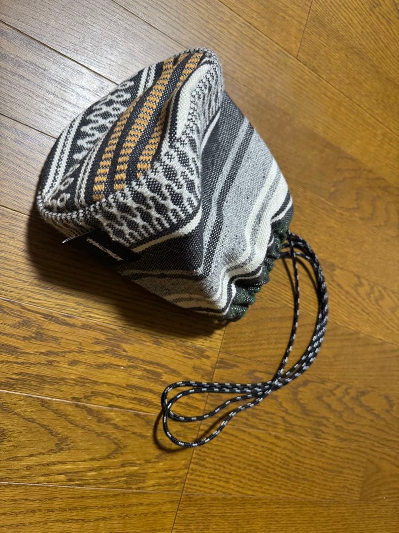 NEIGHBORHOOD ストライプ柄 巾着袋