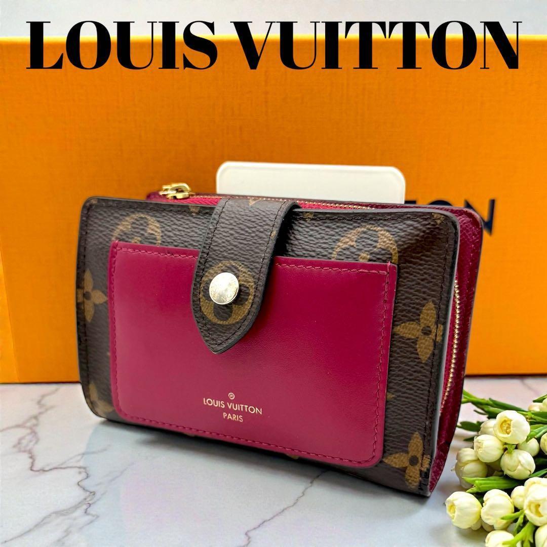 【美品】　ルイヴィトン 折り財布 ポルトフォイユ ジュリエット モノグラム