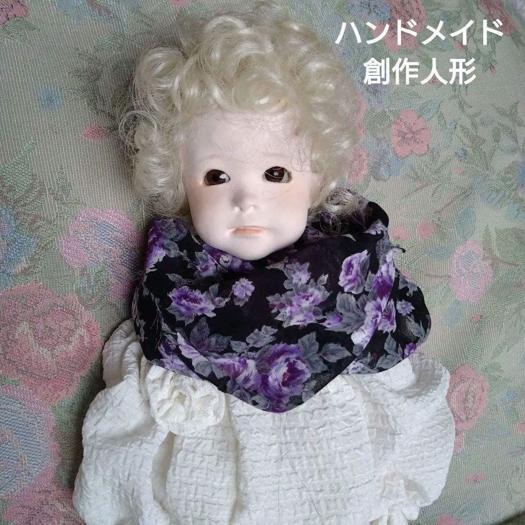 ✭ビスクドール 創作人形優しさ溢れる貴婦人穏やかな笑顔で語り掛けてきそうな憂い。