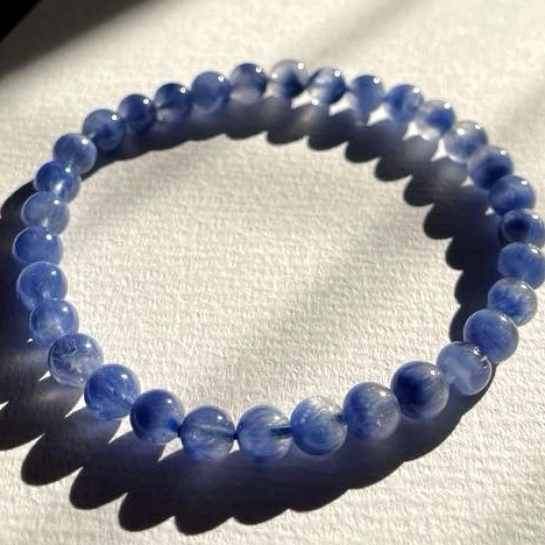 Y-6【高品質•新品】ディモルチェライトDumortierite 4.5mm 珠