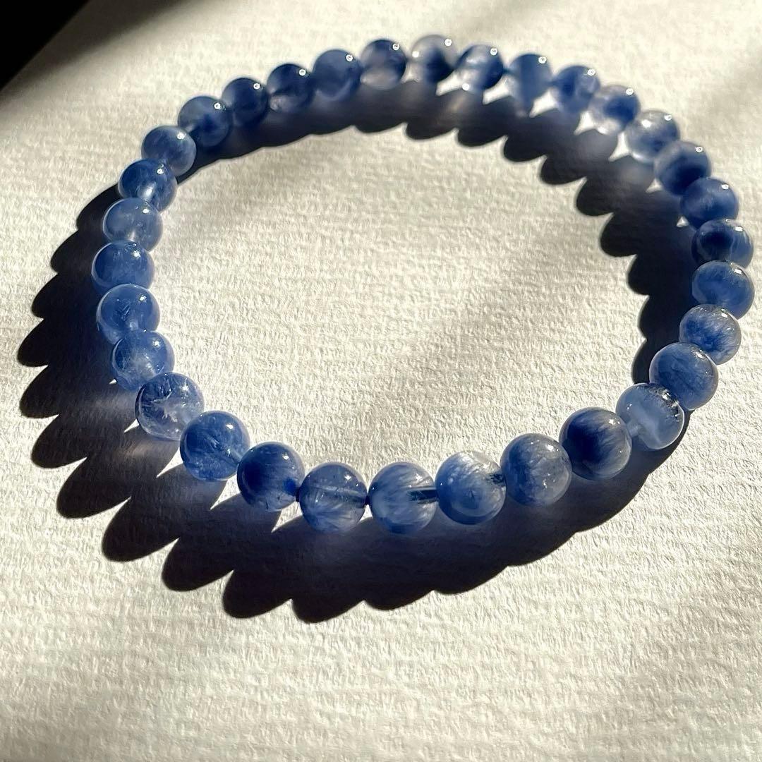 Y-6【高品質•新品】ディモルチェライトDumortierite 4.5mm 珠