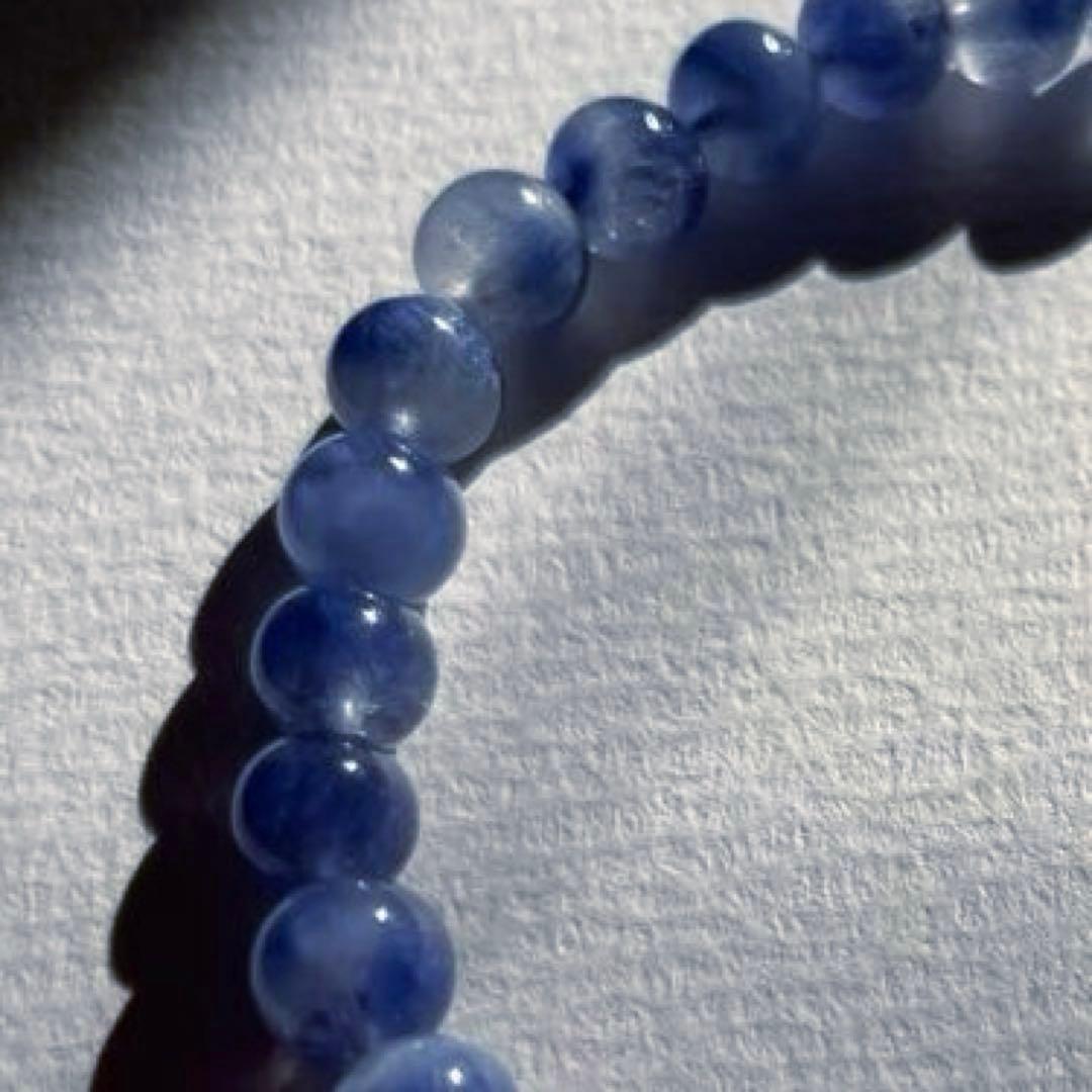 Y-6【高品質•新品】ディモルチェライトDumortierite 4.5mm 珠