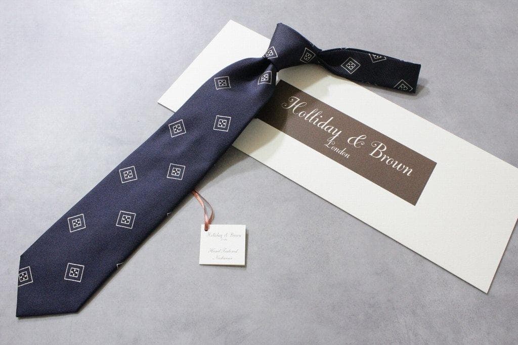 HOLLIDAY&BROWN★新品2.3万円ホリディ＆ブラウン 幾何柄ネクタイ⑦