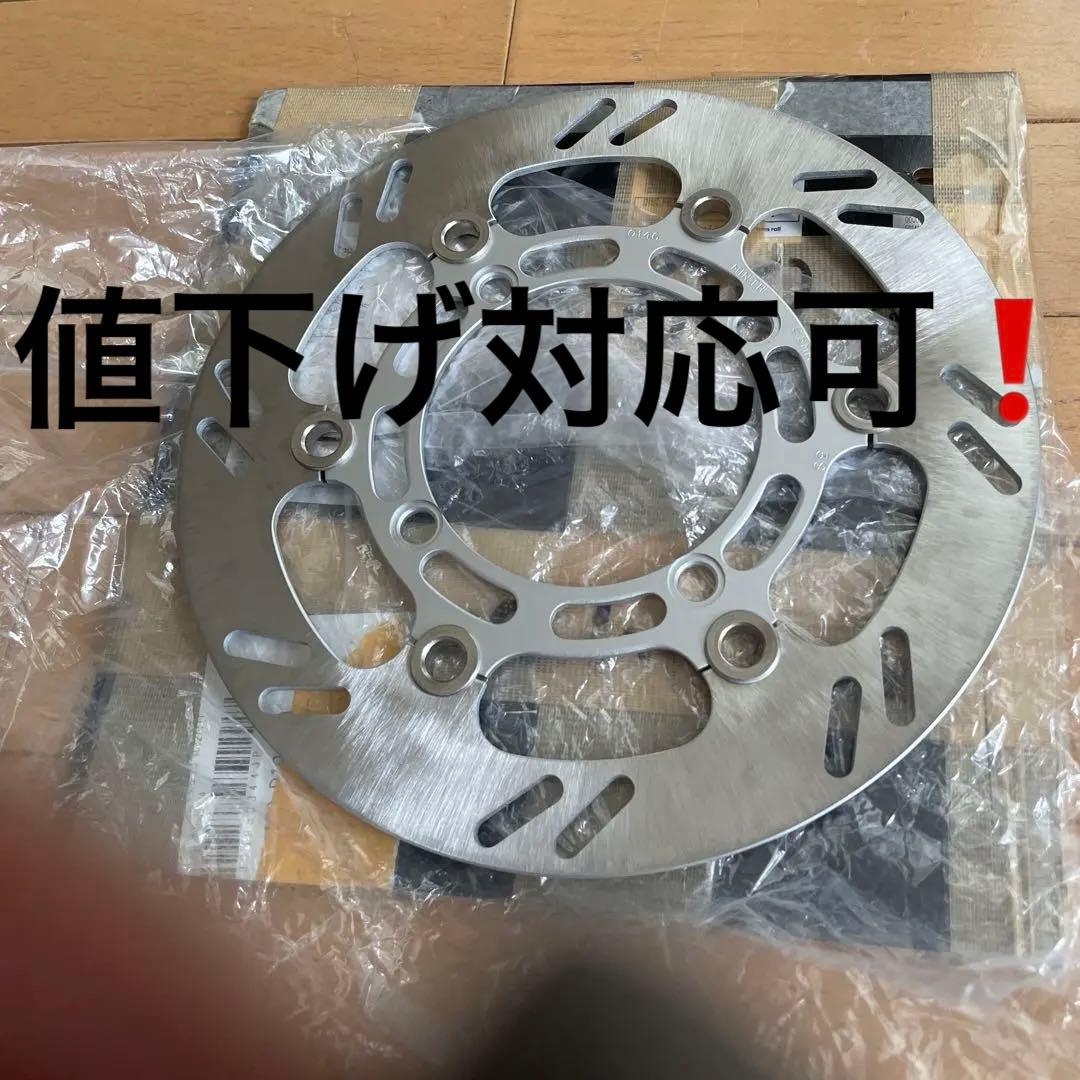 め*け様 klx250 新品ブレーキディスク　ドラスアップ新品なので目立ちます