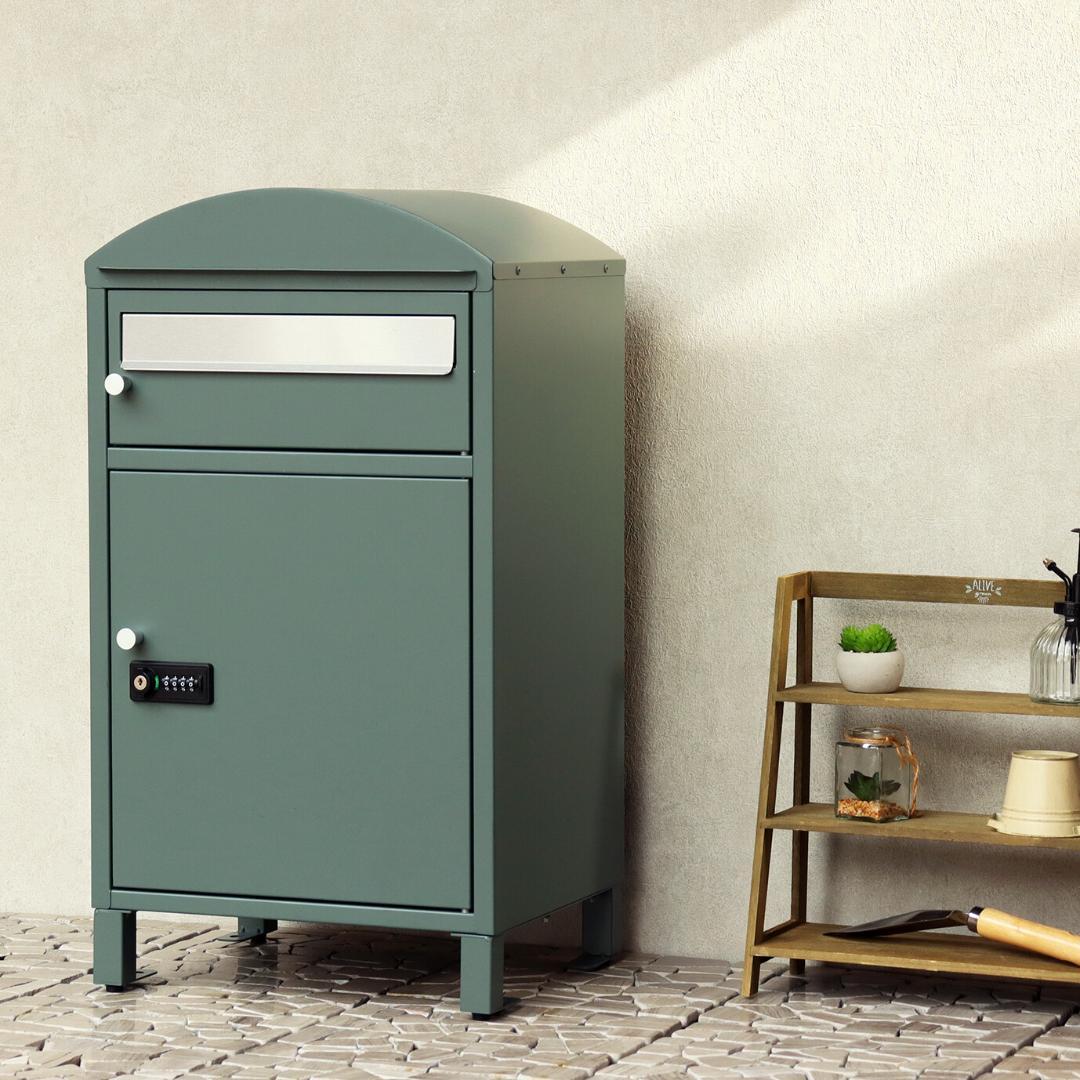 MJ PT ZA　宅配ボックス　郵便ポスト　グリーン