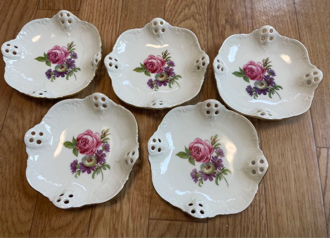 ローゼンタールROSENTHAL GROUP クラシックローズ　小皿（豆皿）5枚