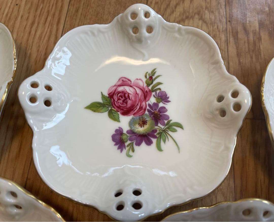 ローゼンタールROSENTHAL GROUP クラシックローズ　小皿（豆皿）5枚