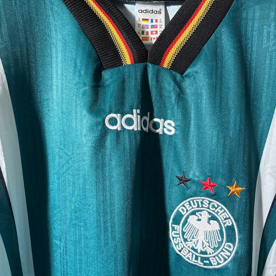 【★ドイツ代表】 adidas 古着 サッカー レトロ ユニフォーム XL 半袖