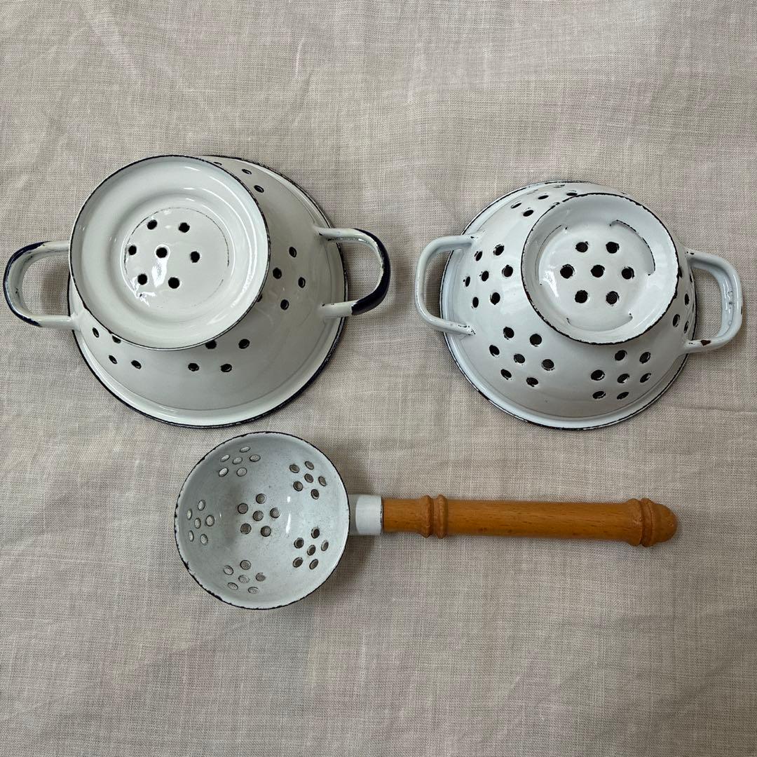 ホーローセット琺瑯　おままごとセット とおまけ