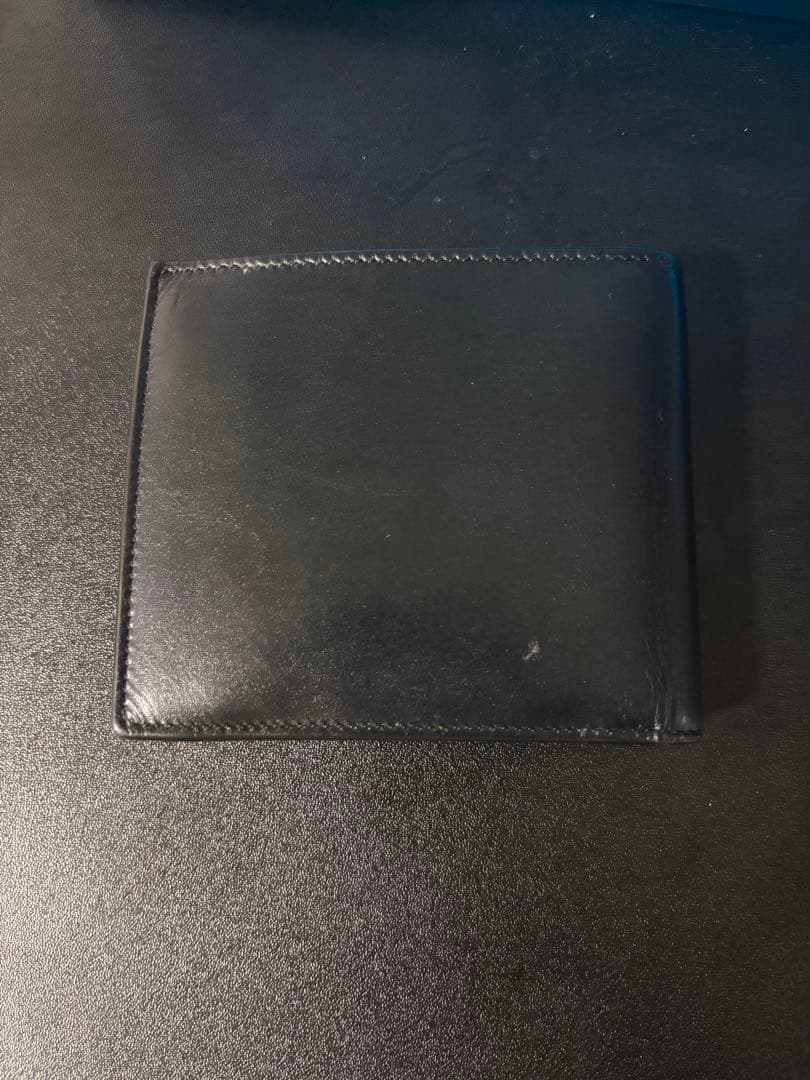 YVES SAINT LAURENT 二つ折り財布 モノグラム ブラック