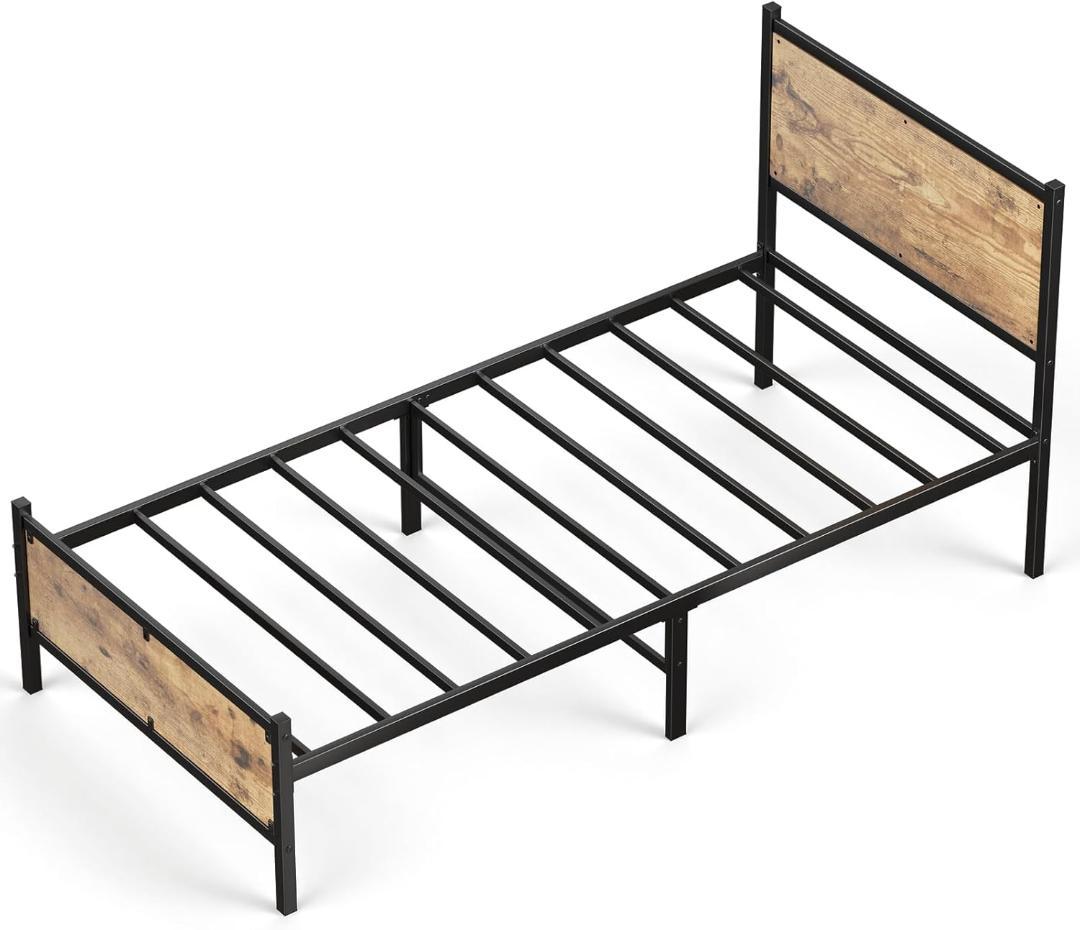 シングルサイズ 木目調 ベッドフレーム / ベッド下収納可！⭐A①111