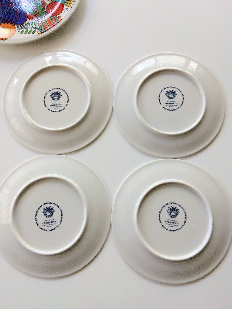 ビレロイ&ボッホ アカプルコ プレート 5枚セット VILLEROY&BOCH