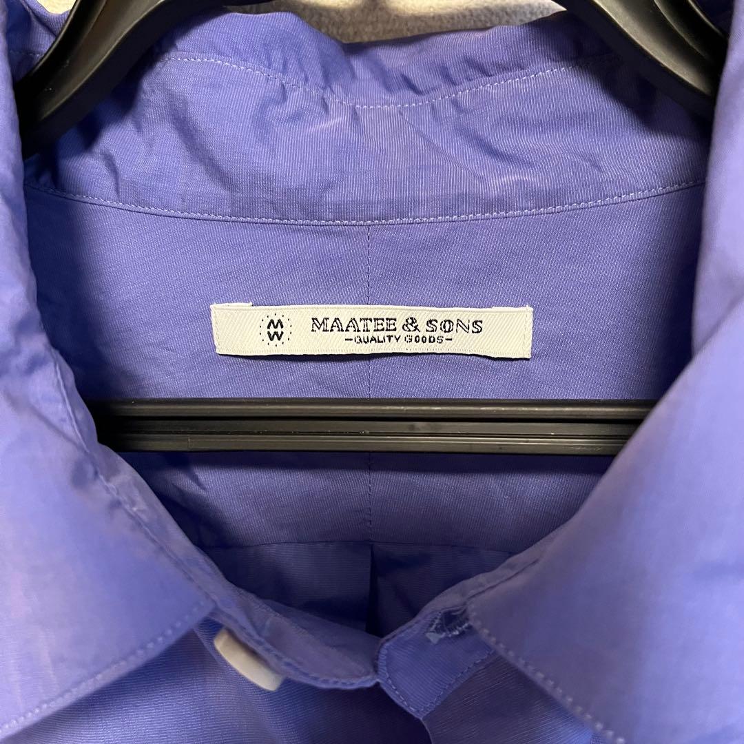 MAATEE&SONS シャツ ELIZABETH BLUE 3