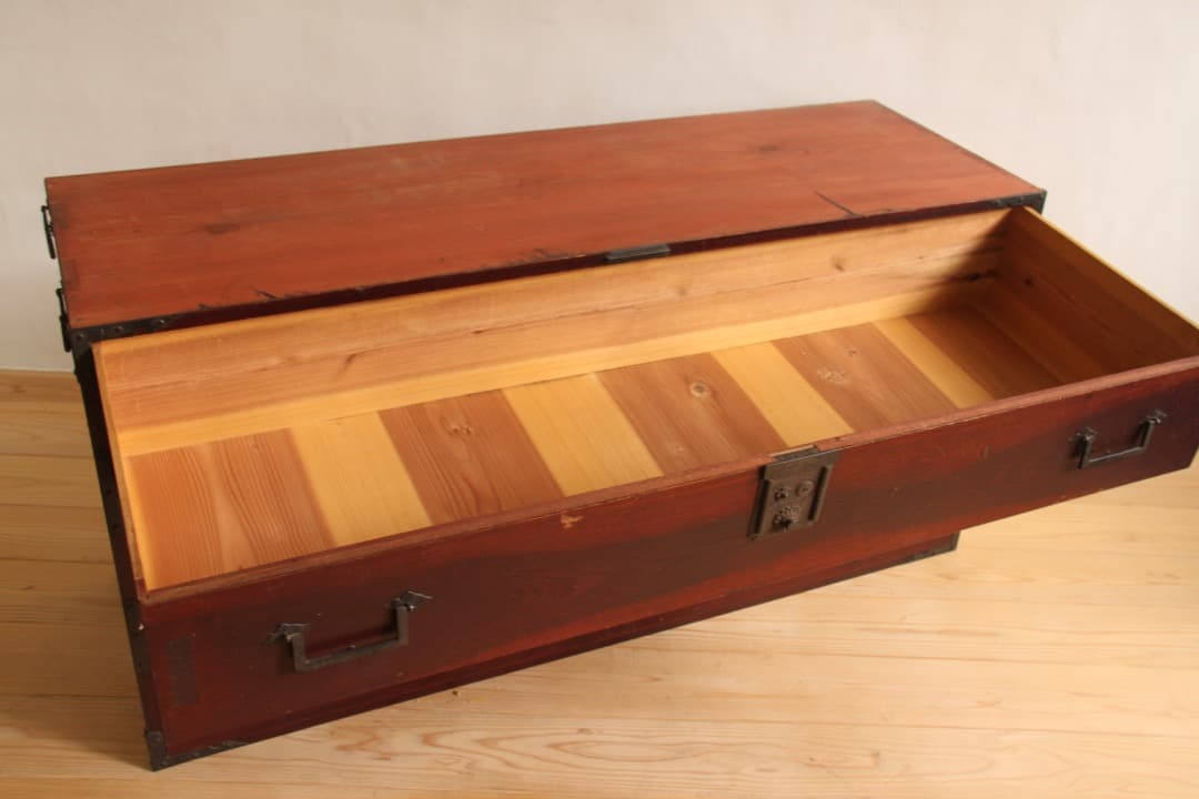 木製チェスト　収納棚　3段　和家具　古道具　古家具　ビンテージ　アンティーク