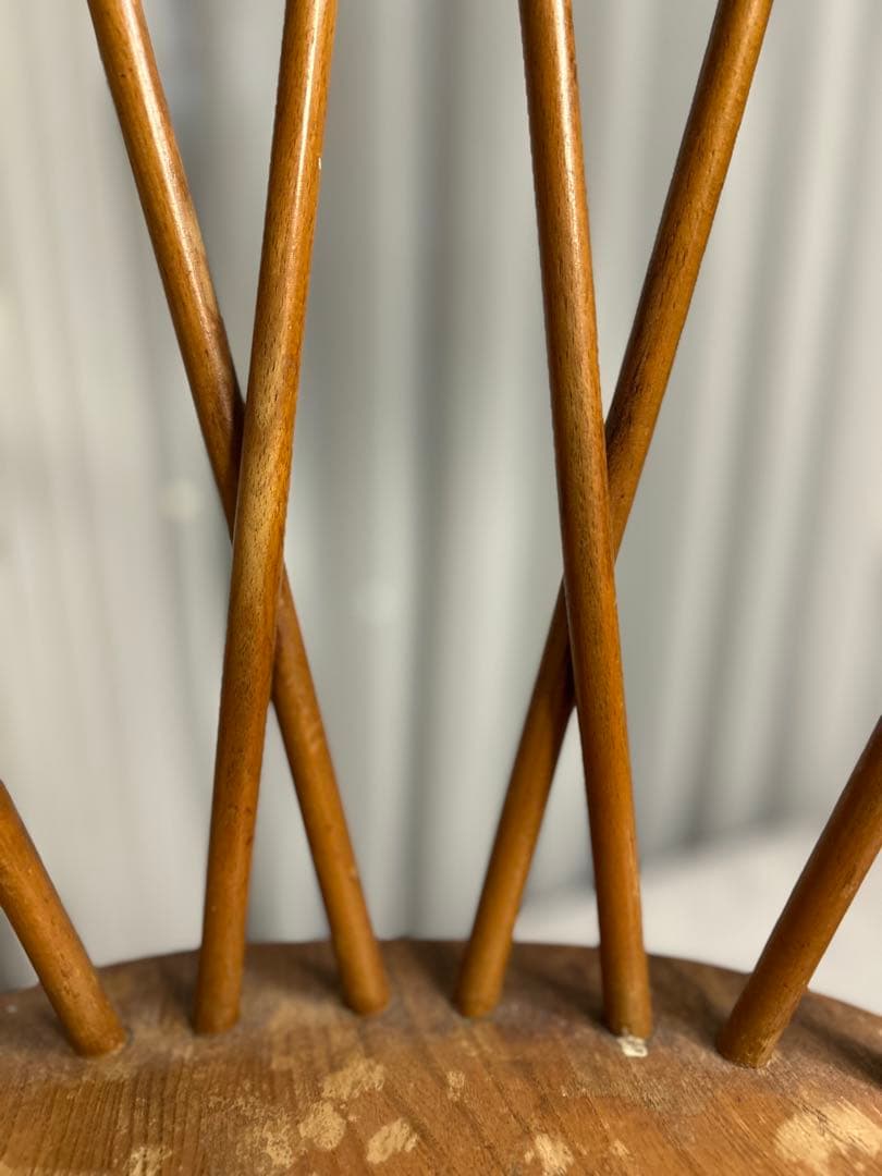 イギリスアーコール社ercolクロスバックチェアミッドセンチュリー アンティーク