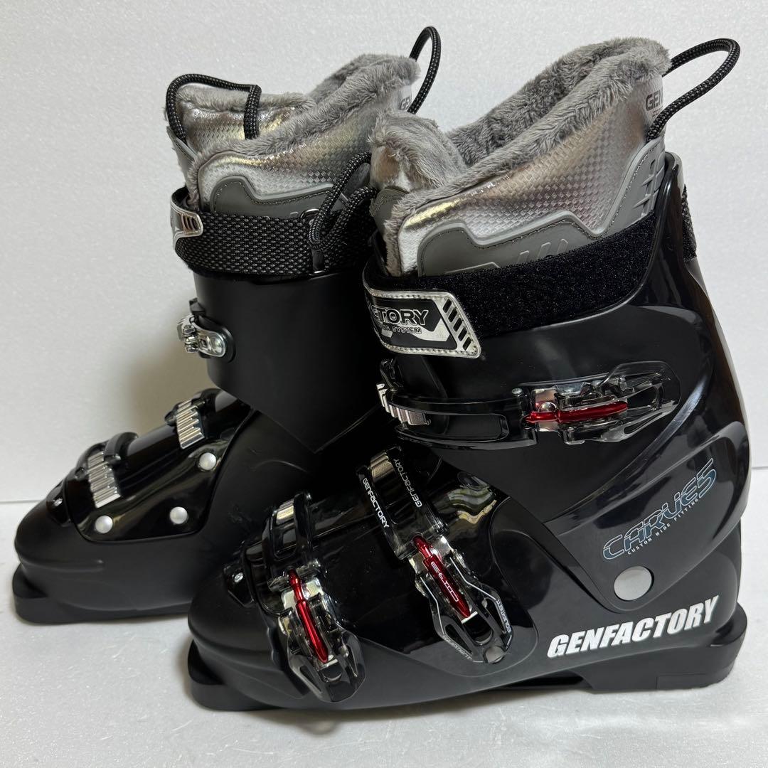 新品未使用27.5cmスキーブーツブラック 黒色初心者格安GENFACTORY