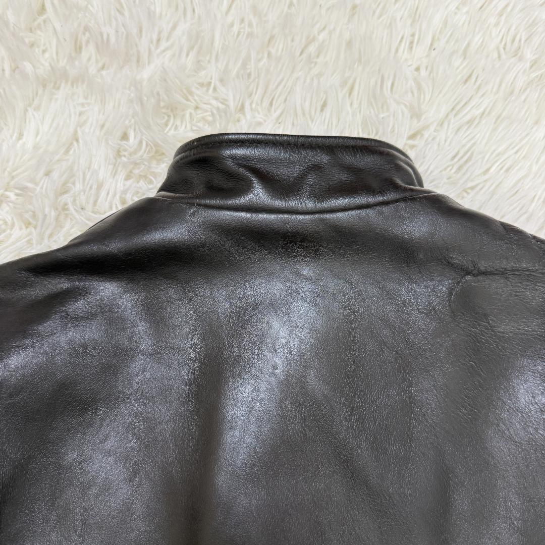 アキラ様⭐️Schott ショット シングル ライダース レザー 641 黒