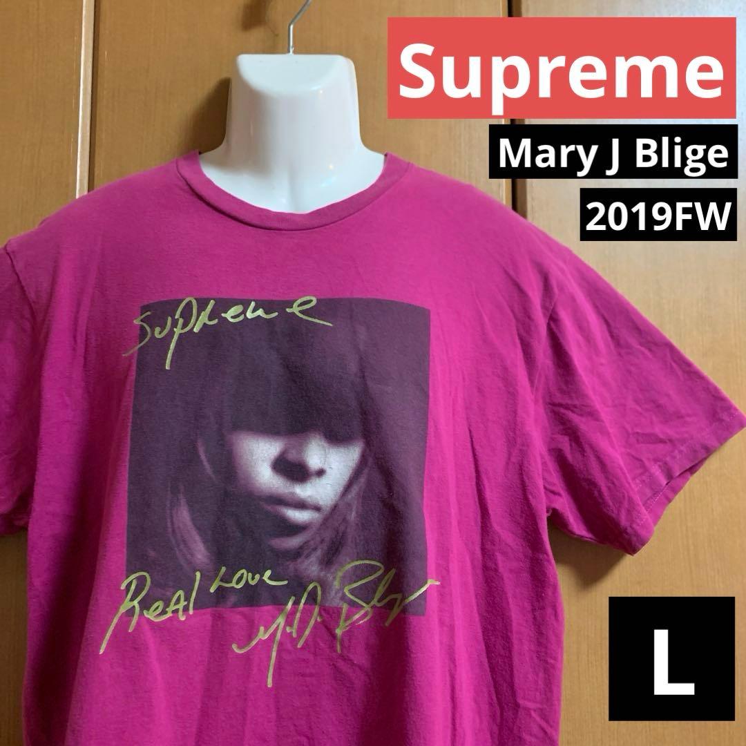 Supreme 2019 Mary J Blige Tシャツ　L キムタク着用