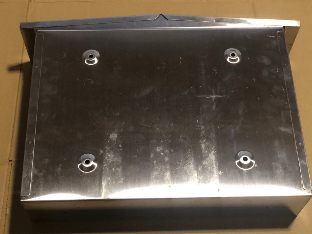 ステンレス郵便受箱 H260xW360xD85