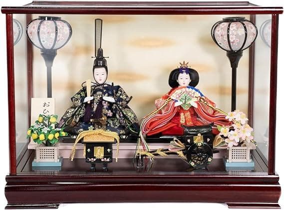 特別奉仕品 親王飾りケース付き 202205-52 ケース飾り 雛人形 ひな人形
