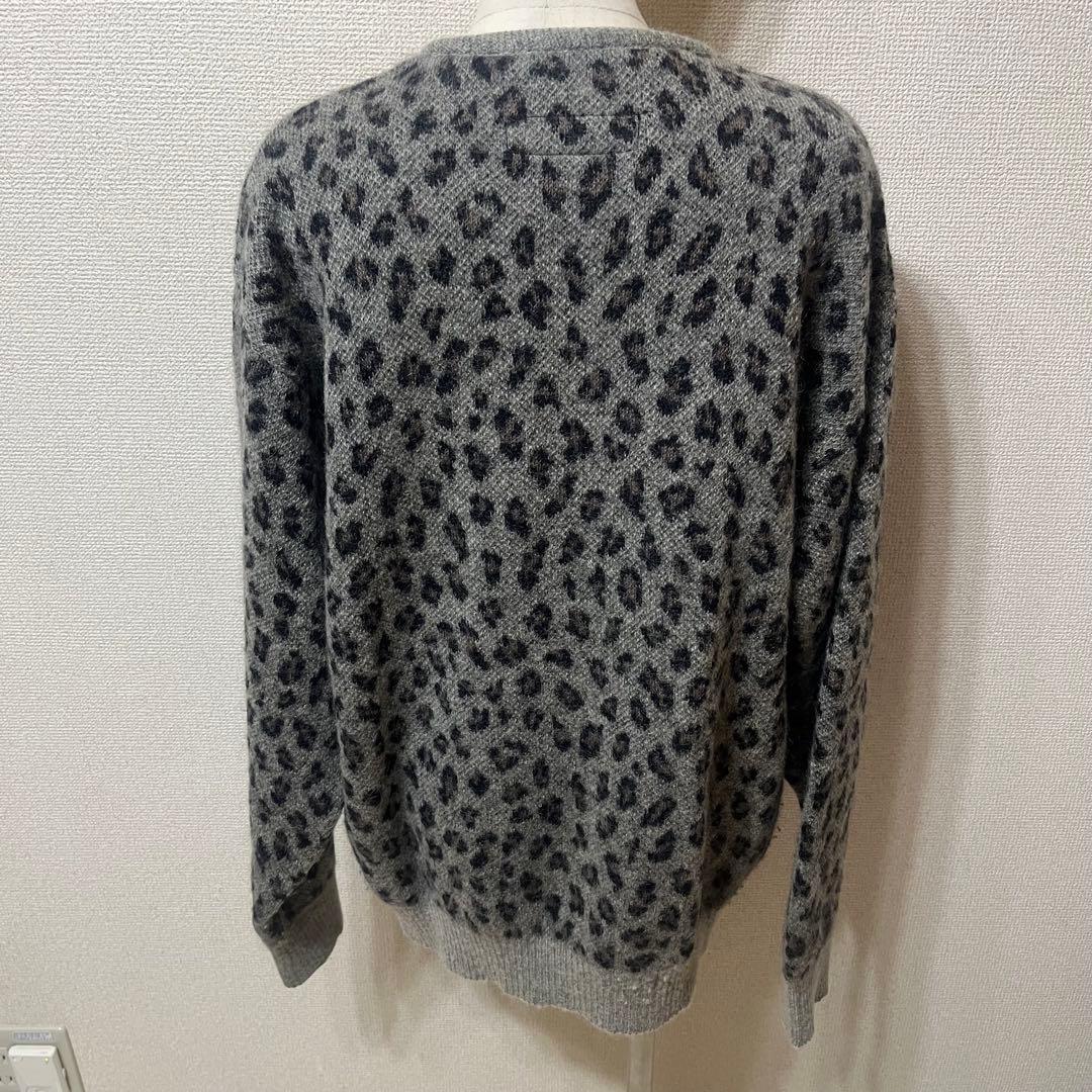 WACKO MARIA 24FW レオパード モヘヤカーディガン ワコマリア
