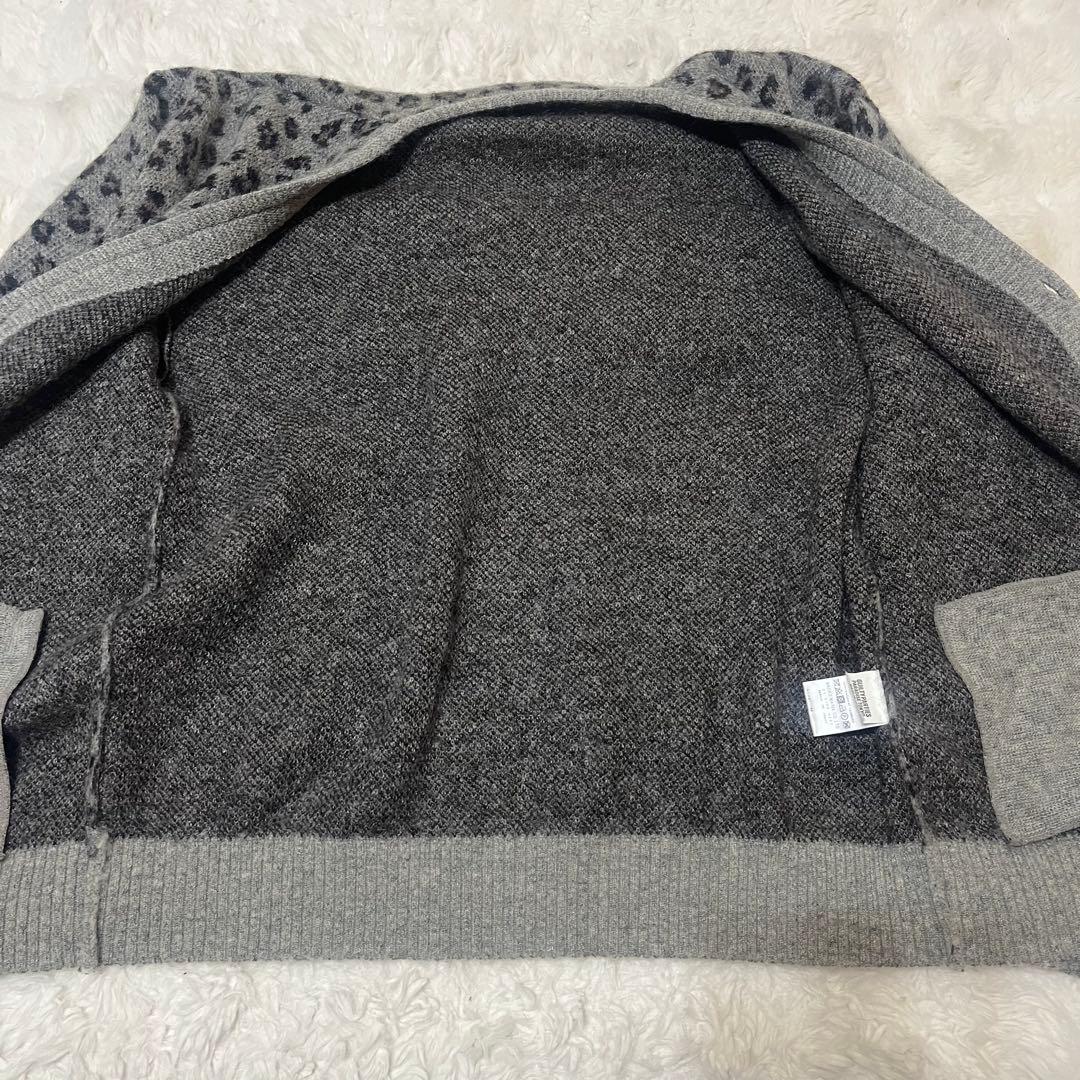 WACKO MARIA 24FW レオパード モヘヤカーディガン ワコマリア