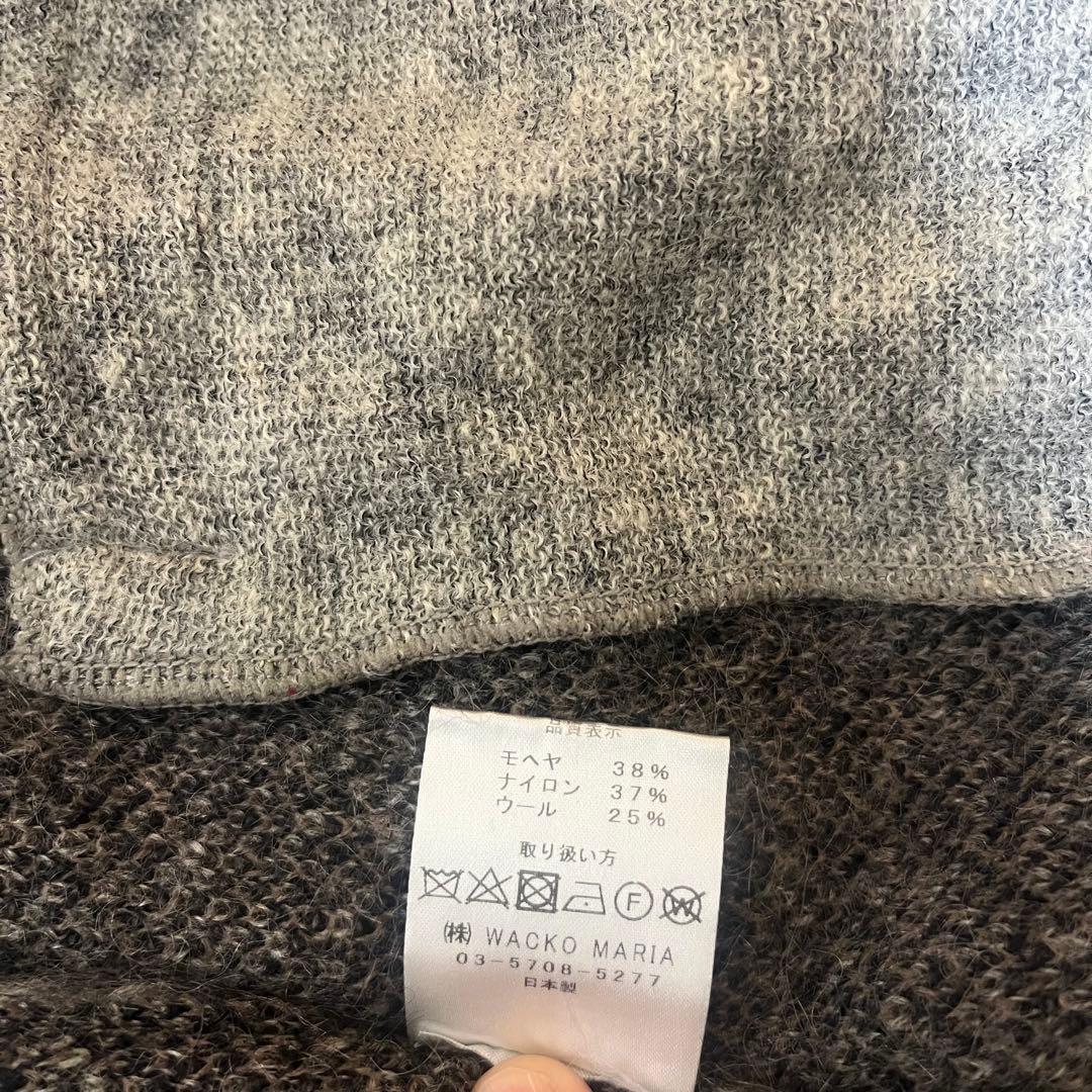 WACKO MARIA 24FW レオパード モヘヤカーディガン ワコマリア