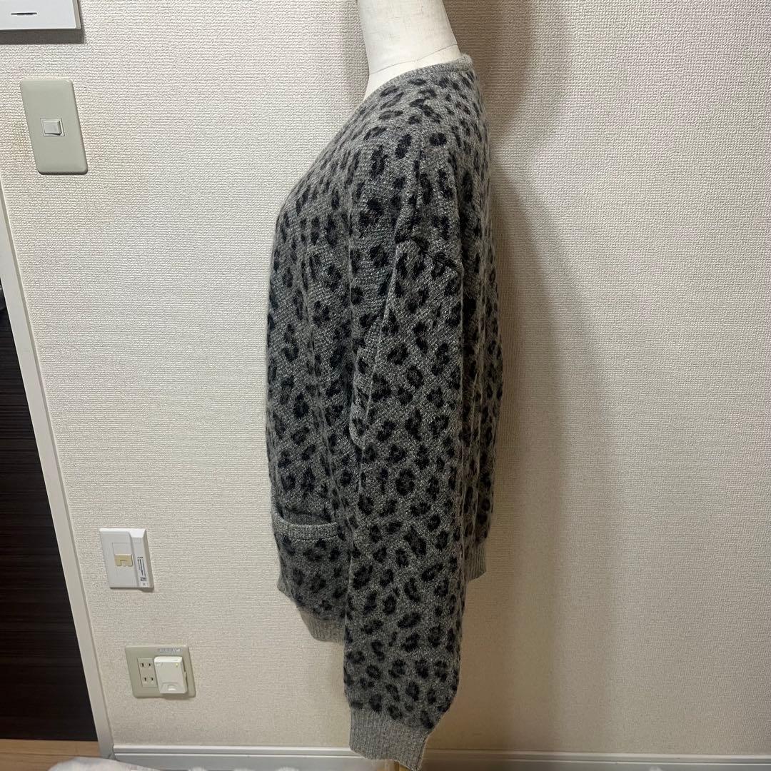 WACKO MARIA 24FW レオパード モヘヤカーディガン ワコマリア