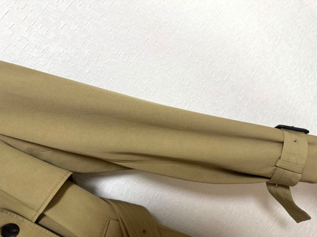anuans ハーフオーバートレンチコート　BEIGE M