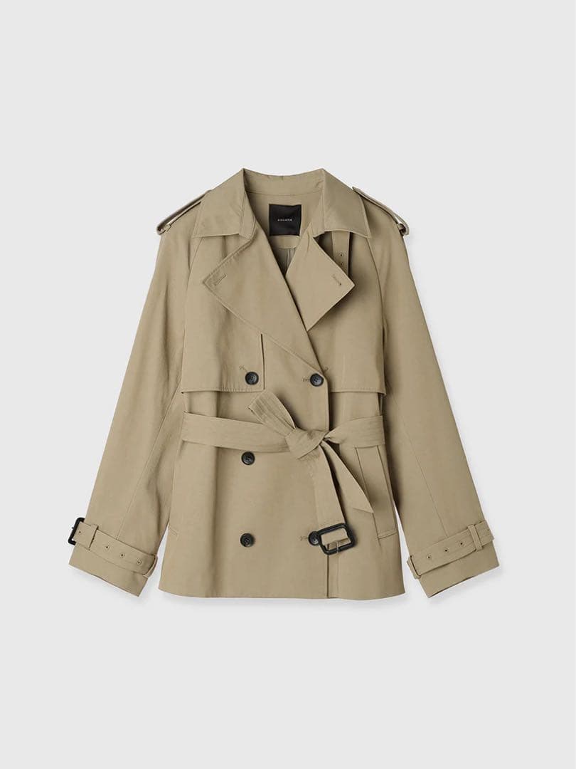 anuans ハーフオーバートレンチコート　BEIGE M