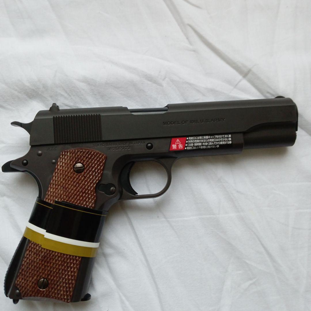 BB弾強烈東京マルイエアコッキング、コルトガバメント新品18禁【強化カスタム済】