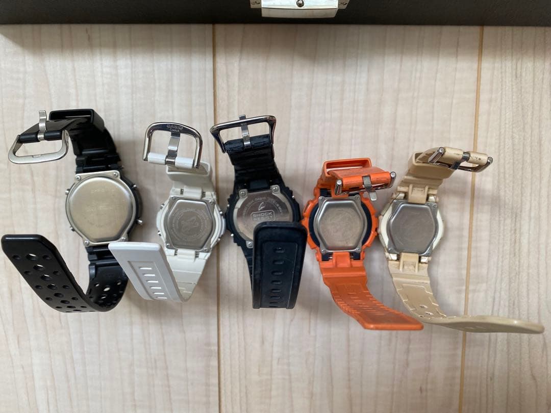 す*可様 【ジャンク品】G-SHOCKなど腕時計5点セット