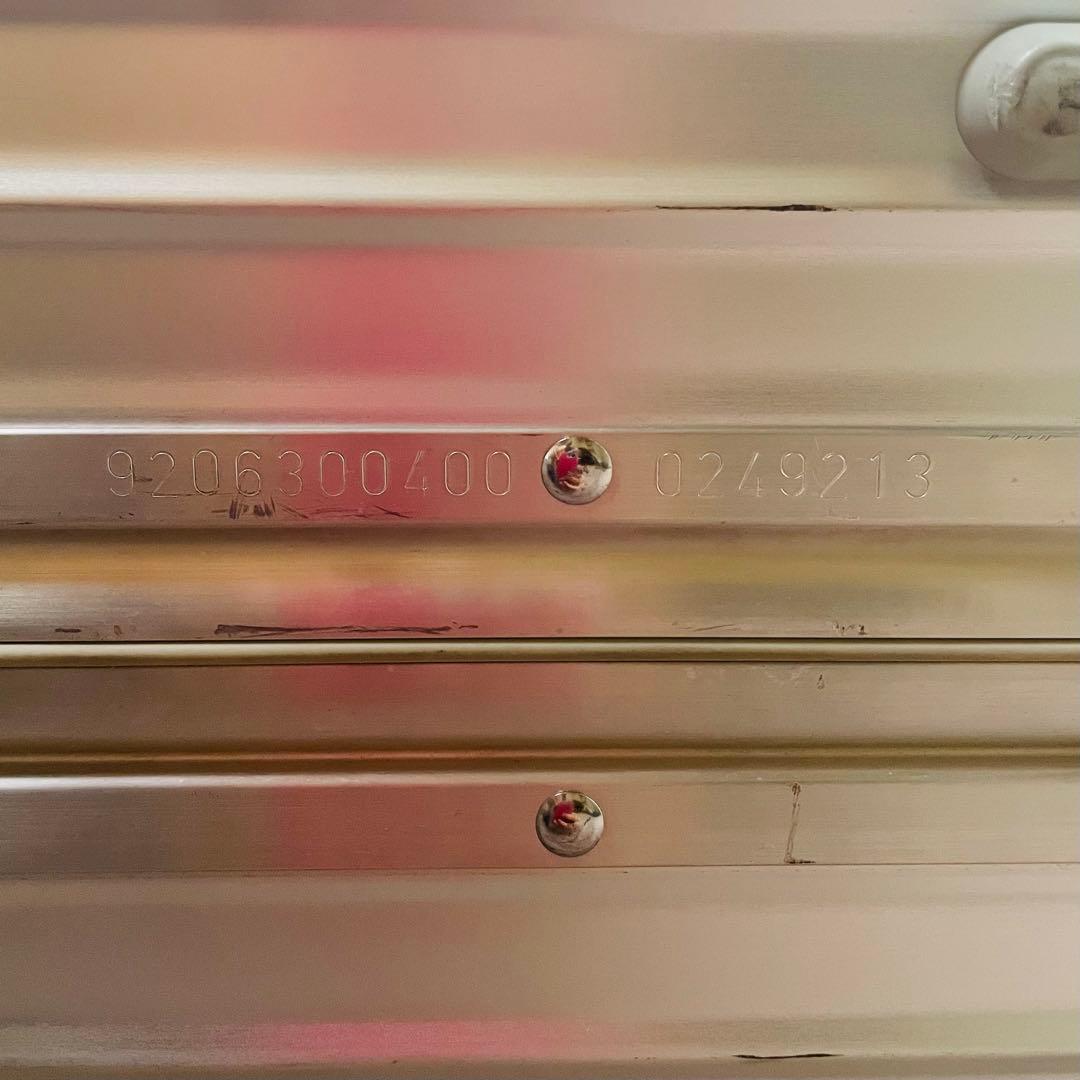 RIMOWA リモワ TOPAS トパーズ4輪 63L キャリーケース　シルバー