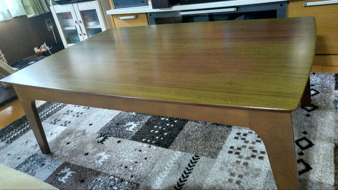 ニトリ リビングこたつ 【コタツアーチN105 MBR 】NITORI