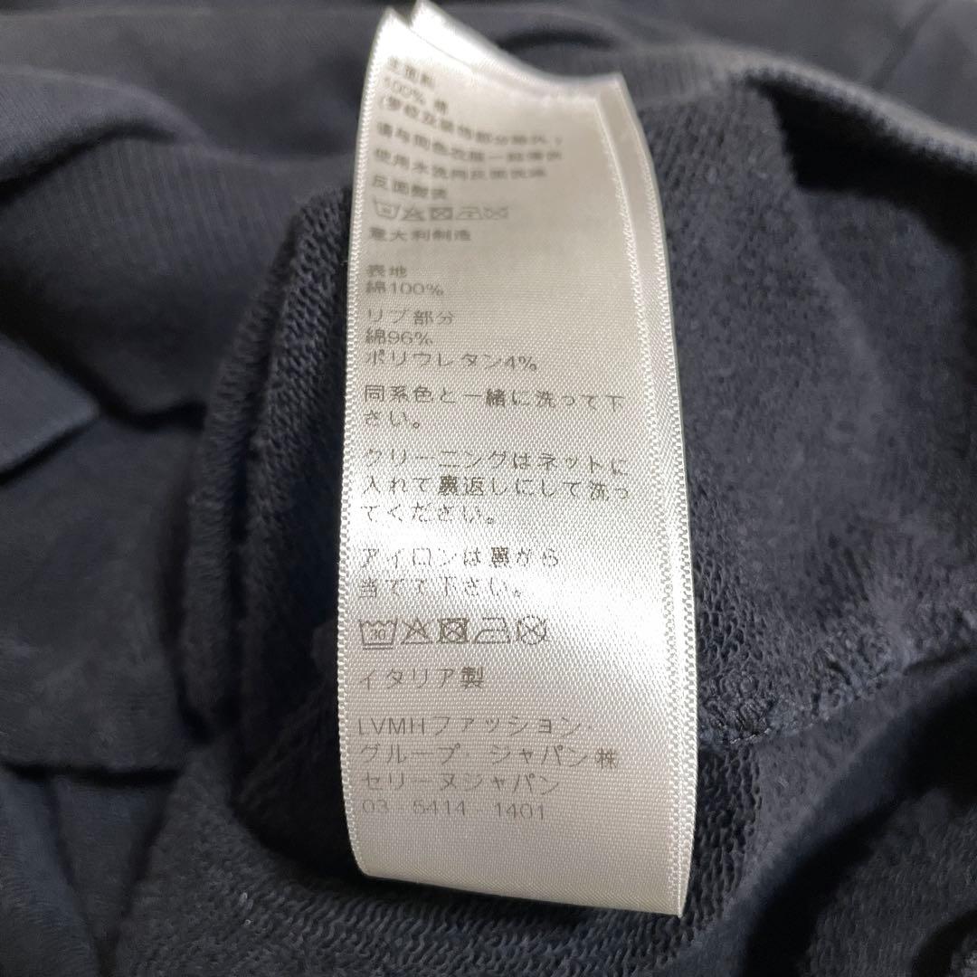 セリーヌ ルーズ フーディー プルオーバー パーカー 紐ロゴ サイズL