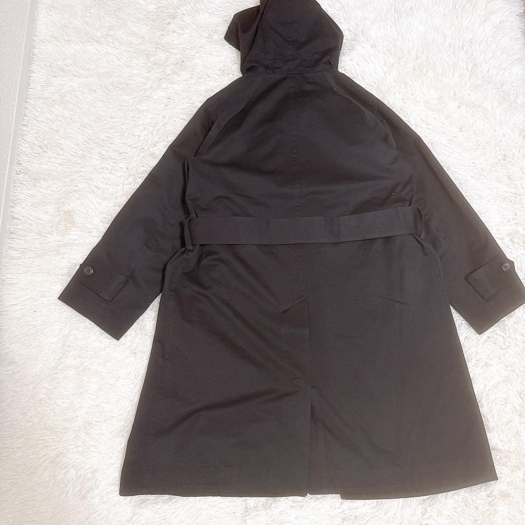 美品✨マーガレットハウエル　23AW　コットンギャバジンコート　ブラック　S