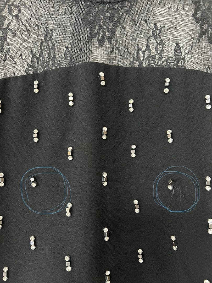 GRACE CONTINENTAL 刺繍ワイドサロペット　サイズ36