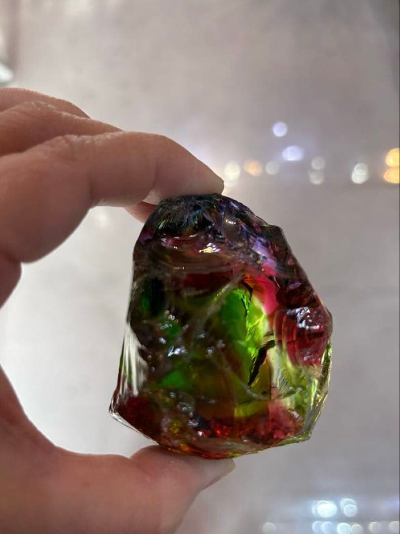 アンダラクリスタル レインボー　マルチカラー　Andara Crystal