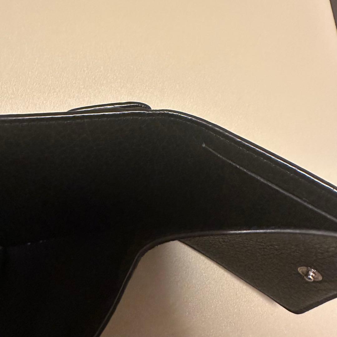 【美品】メゾンマルジェラ　財布　ブラック　メンズ　箱付き　S56UI0150