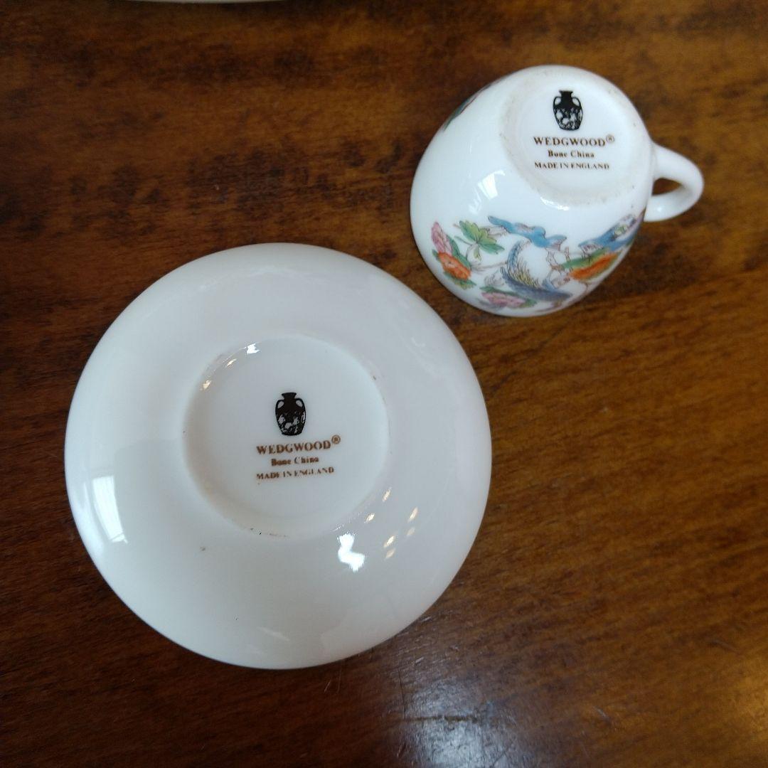 ウェッジウッド 黒壺 クタニクレーン　ミニチュアティー/コーヒーセット