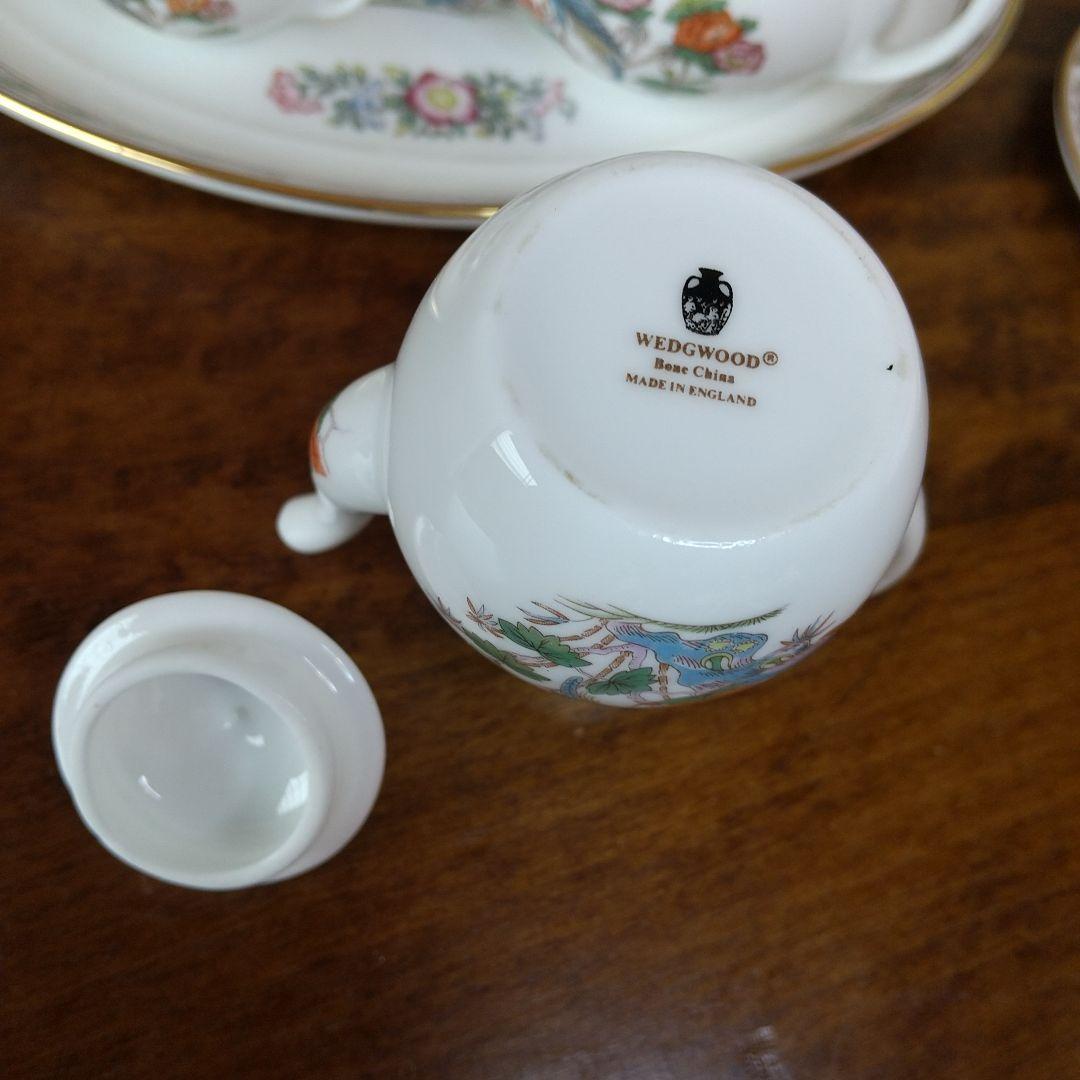 ウェッジウッド 黒壺 クタニクレーン　ミニチュアティー/コーヒーセット