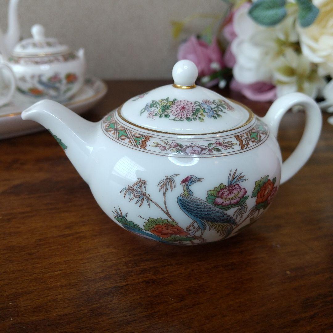 ウェッジウッド 黒壺 クタニクレーン　ミニチュアティー/コーヒーセット