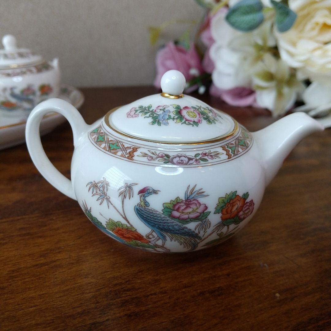 ウェッジウッド 黒壺 クタニクレーン　ミニチュアティー/コーヒーセット